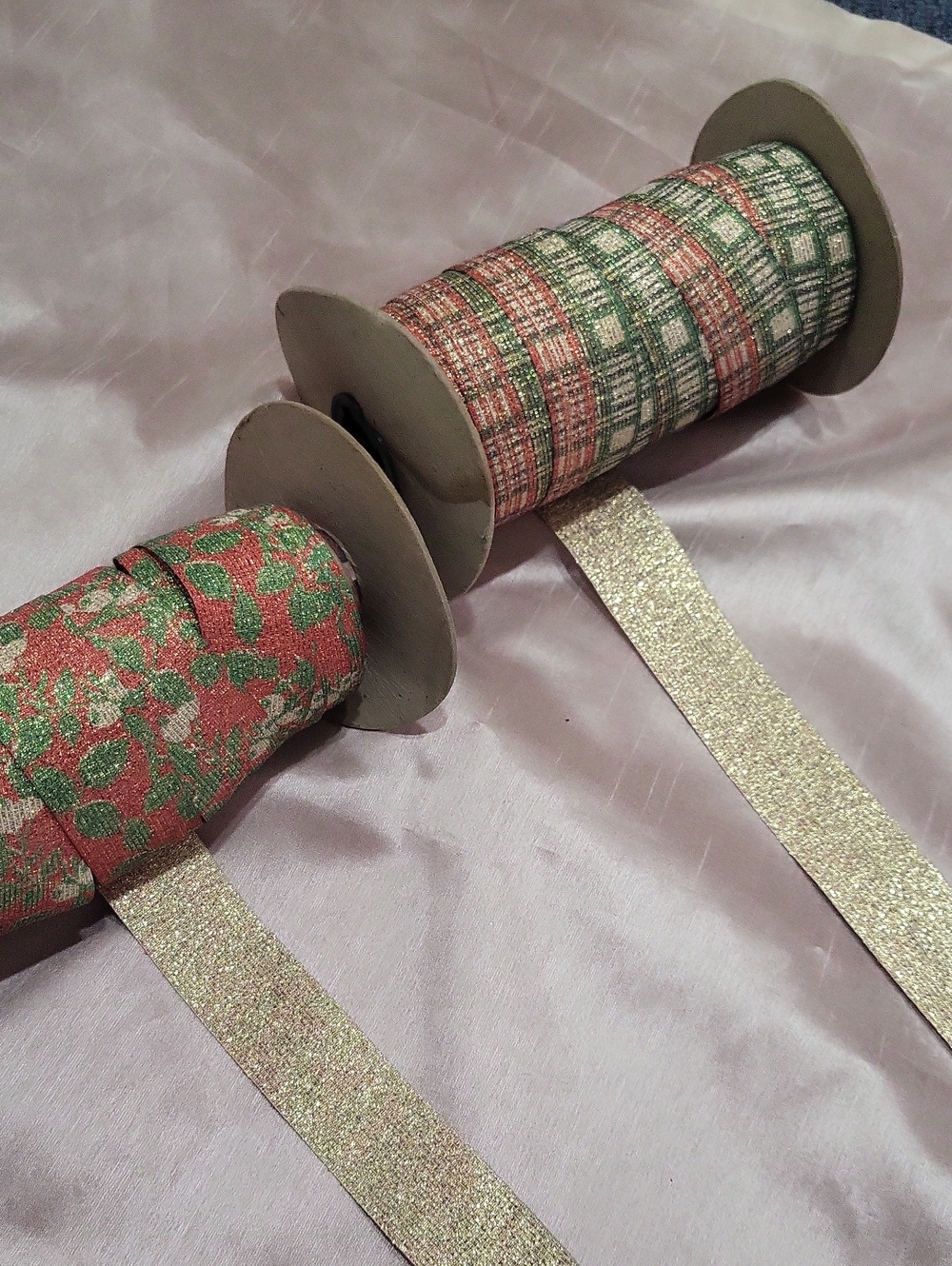 Vtg Holiday Ribbon Lot - Picture 2 of 4